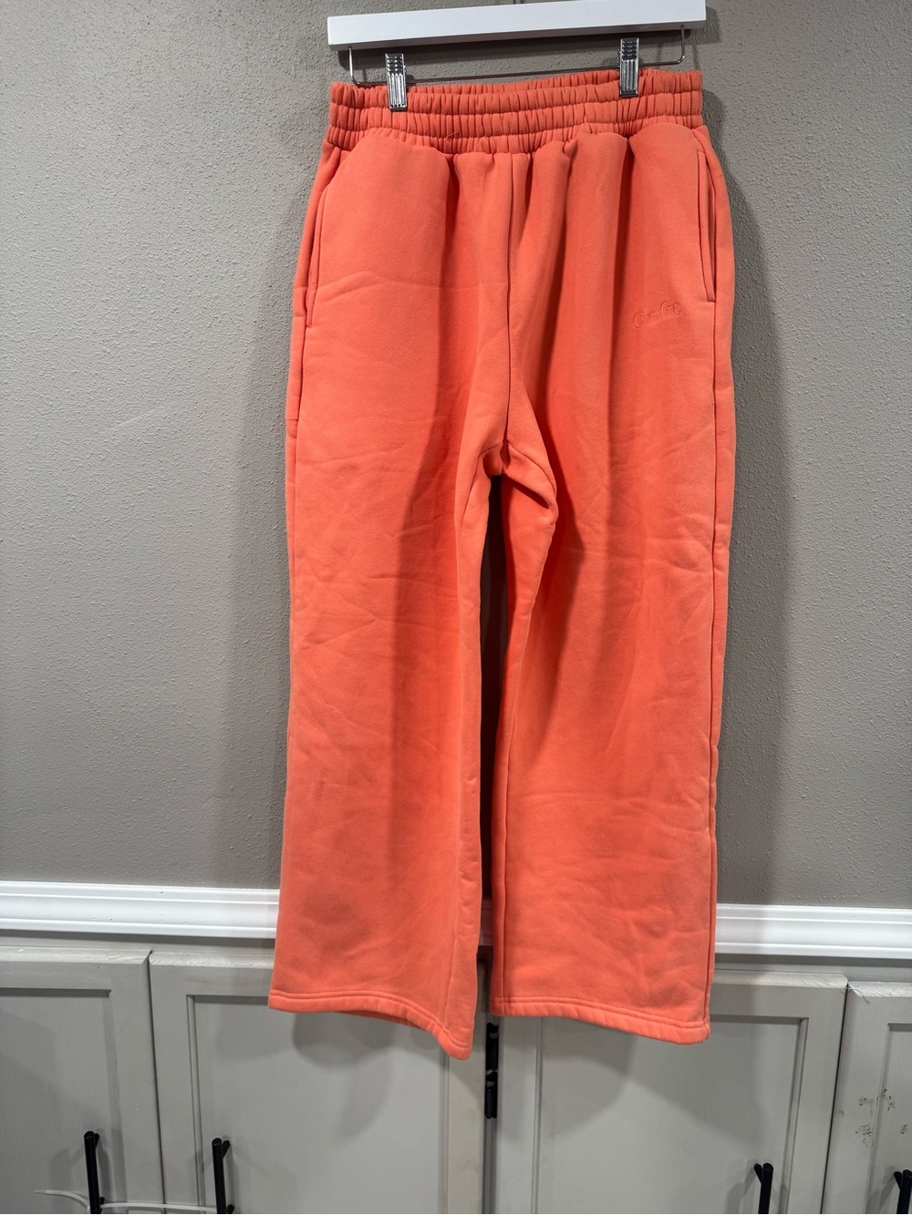Comfrt Signature Straight Leg Sweatpants Coral - Picture 4 of 7